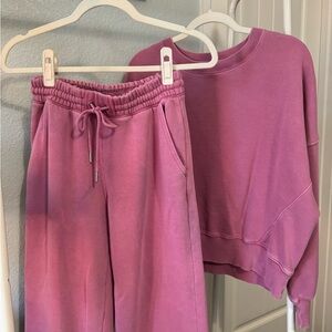 Abercrombie & Fitch Garment Dyed “Soft A&F Max” Collection Matching Set